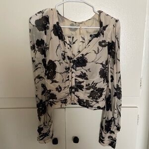 Free People floral blouse